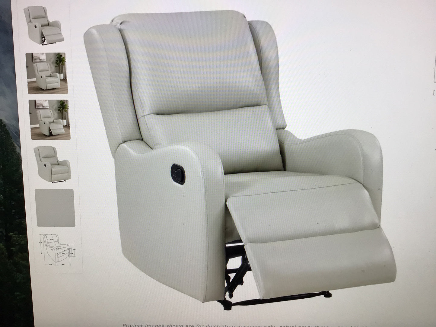 Ivory Recliner