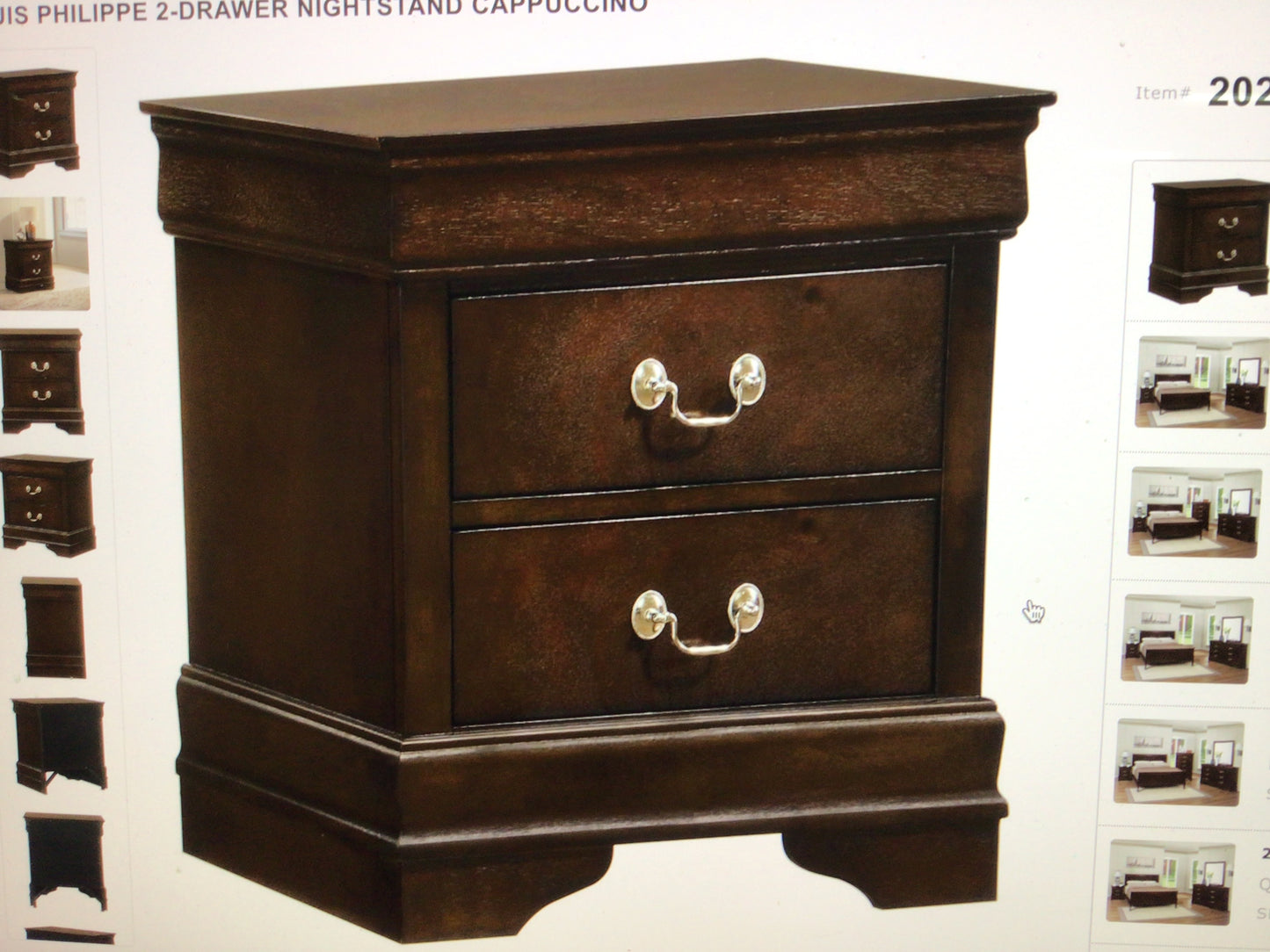 Cappuccino Nightstand