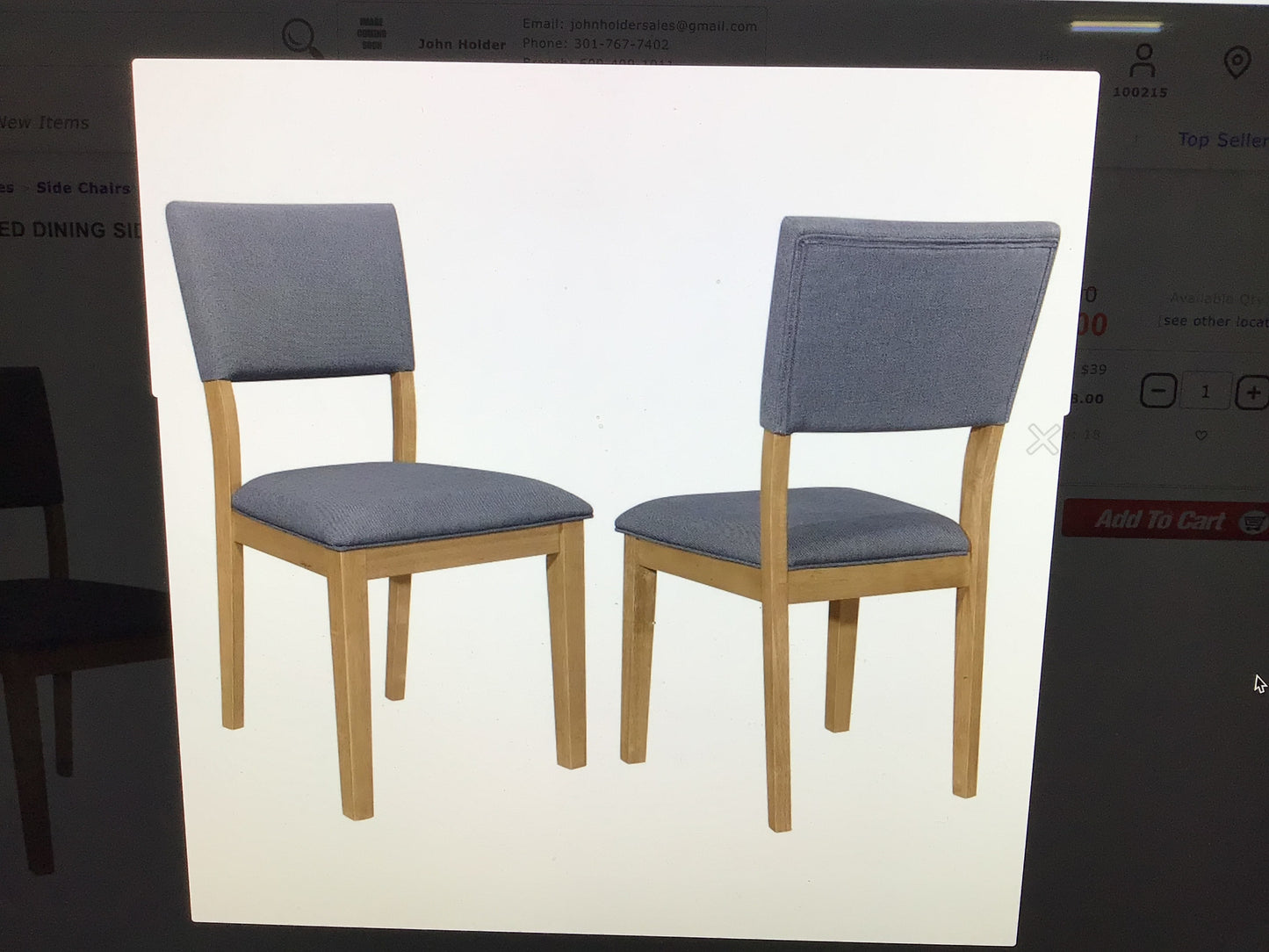 Upholstered Dining Side Chair