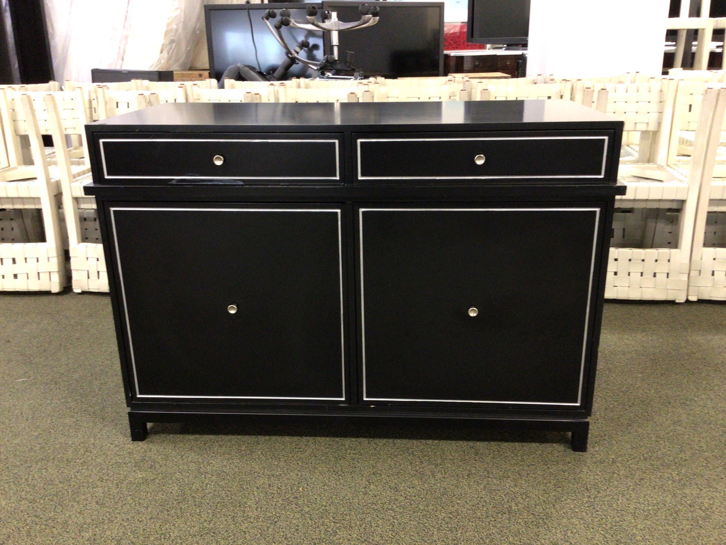 Small Dresser with Storage and Drawers