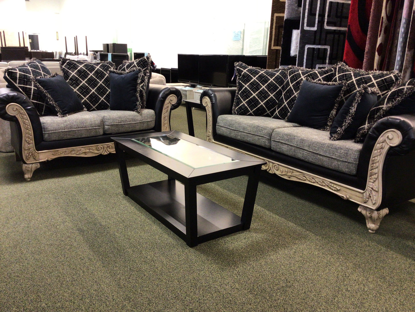 Sofa and Loveseat
