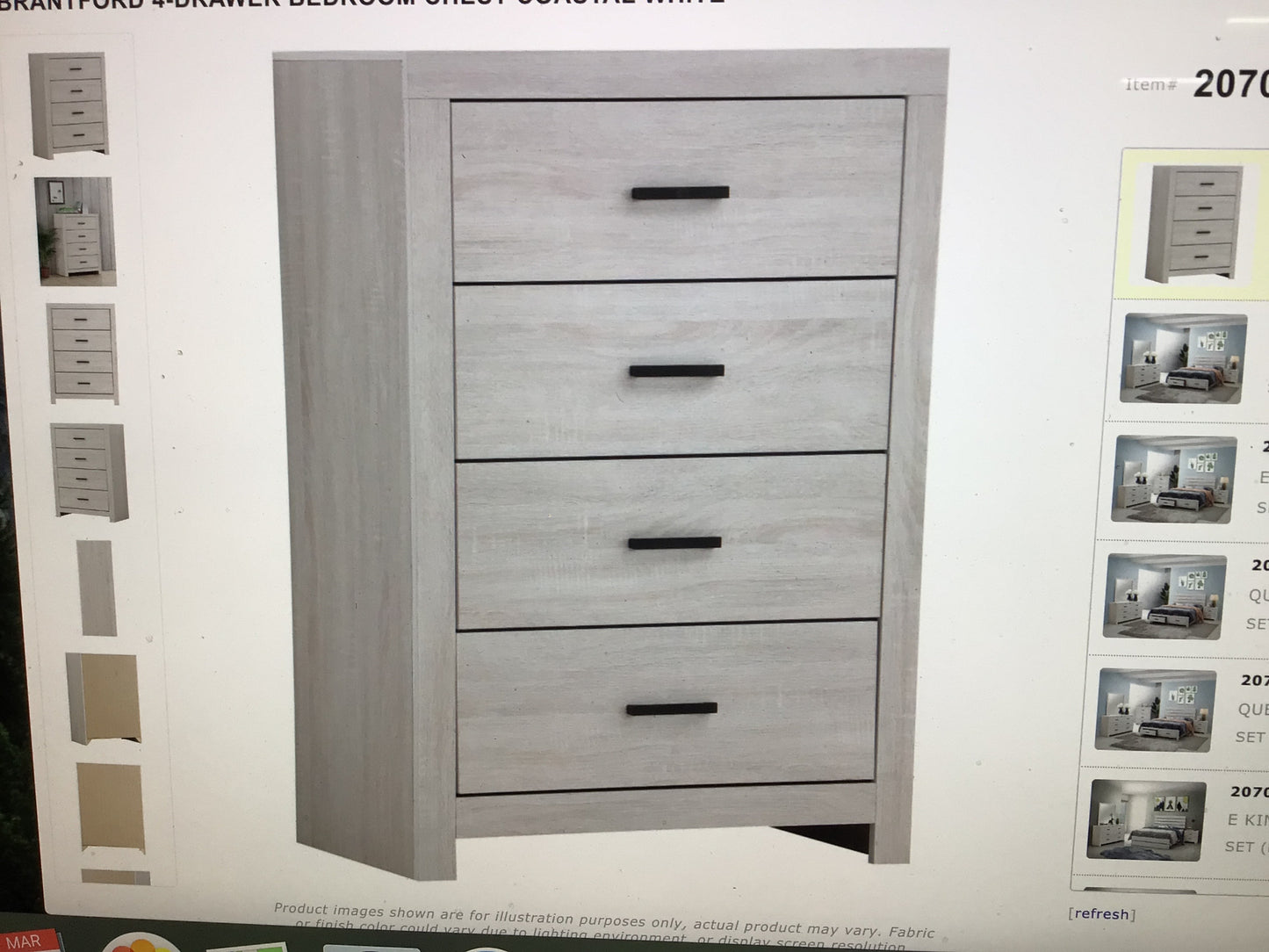 Chest Coastal White