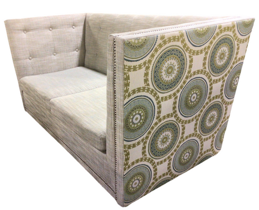 6’ Ritz Carlton Florida Keys Print Back Loveseat