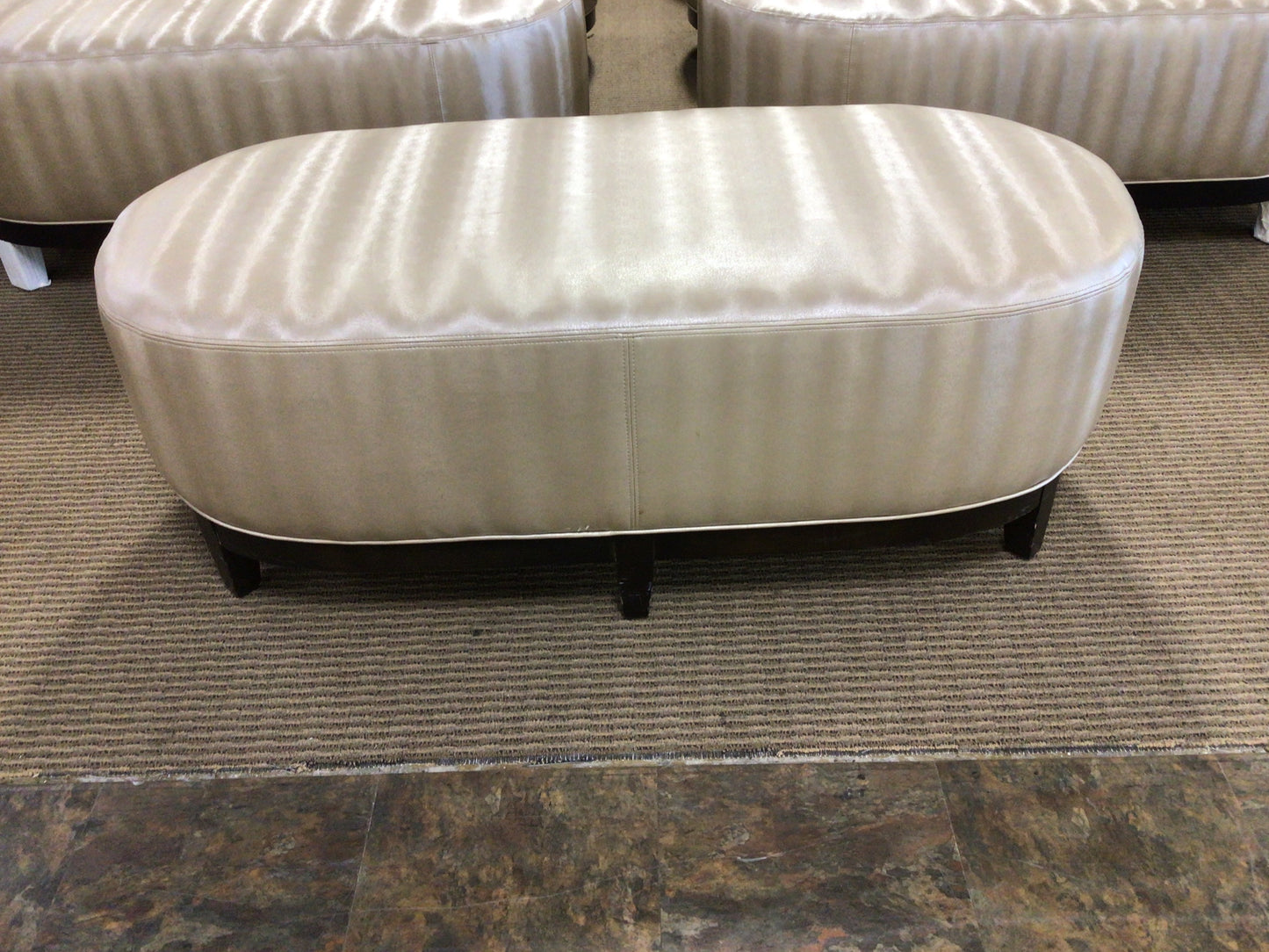 Large Gold Ottoman