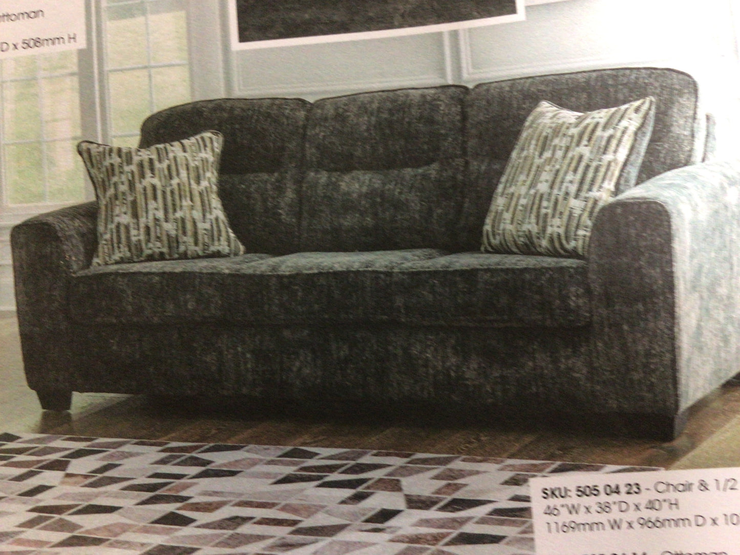 Gunmetal Sofa